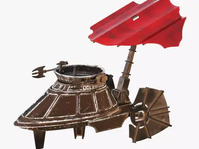 Star Wars Sail Skiff 3D model