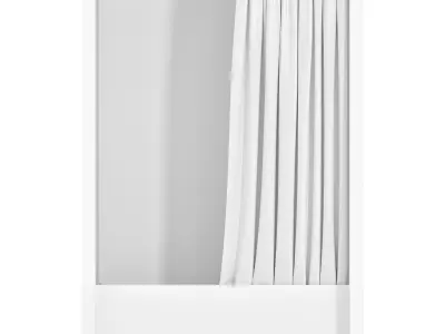 Shower Curtains set 04 3D model