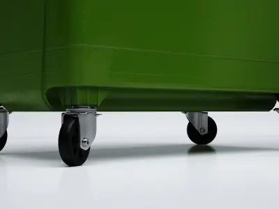 Wheelie Bin Dumpster Low-poly 3D model