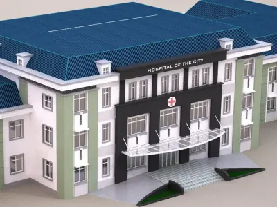 Hospital 01 3D model