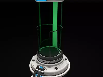 Sci Fi Liquid Container 3D model