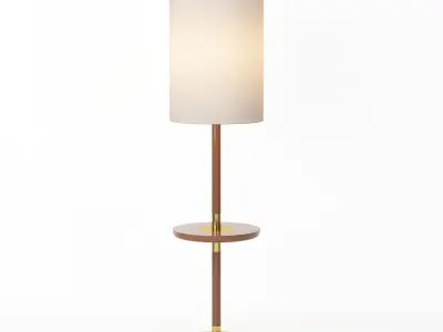 Minimalist Standing Lamp 3D model