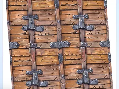 Stylized Wood Seamless Texture Texture shop