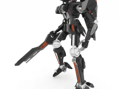 Robot HT 001 Heavy Mode 3D model