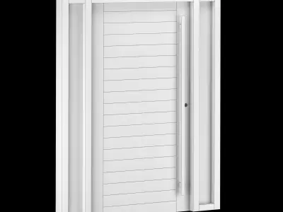 Exterior Large Doors 3D model 3