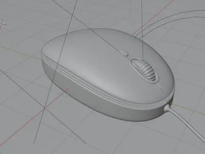 computer mouse  Free 3D model