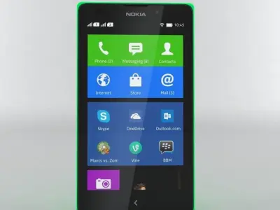 Nokia X lumia phone - lumia - lumia 3D model