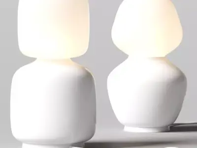 West Elm Tala x David Weeks Table Lamps 3D model