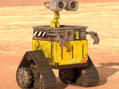Wall-E Model with 2K Textures 3D model