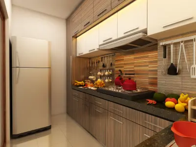 Kitchen Interior  Free 3D model