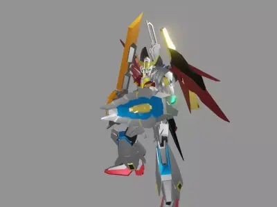 The Mecha Attacker 4 3D model