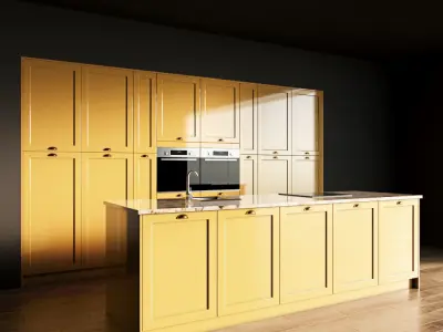 110-Kitchen2 glossy 10 3D model
