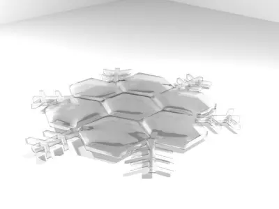 Snowflake - Type 5 3D model