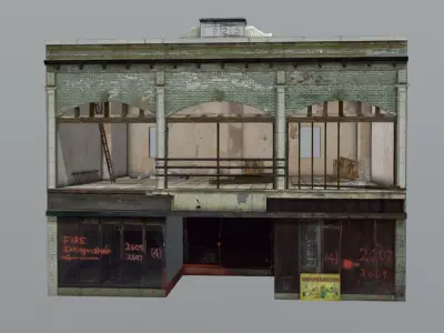 Old Building 925 Low-poly 3D model