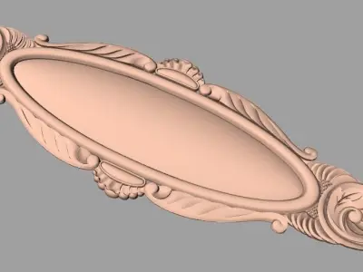 European furniture 3D relief models for CNC wood engraving E151 3D model