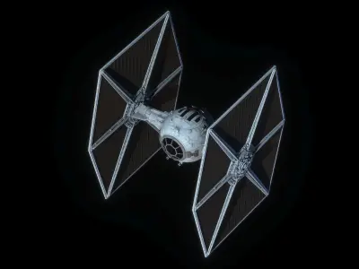 Tie Fighter - Star Wars 3D model