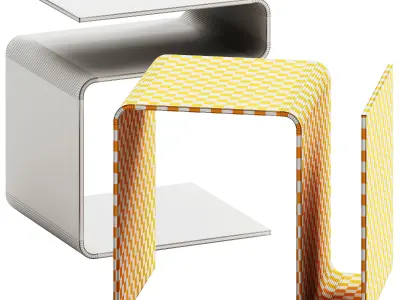 Allred Side Table by Metro Lane 3D model