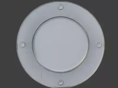 Industrial Steel Bollard 3D Model Free low-poly 3D model