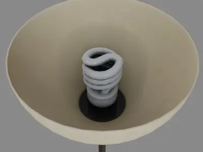Floor Lamp Free low-poly 3D model