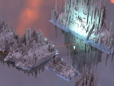 Valhalla Ancient Gods Kitbash  3D model