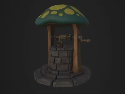 Stylized Mushroom Fantasy Pack 3D model