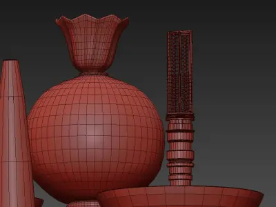 Due Wall Sconce by Venini 3D model