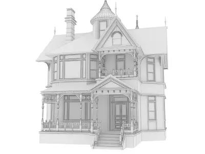 Victorian House 3D model