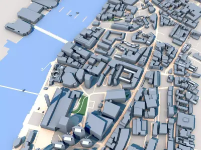 Globe Theatre London United Kingdom 3D model