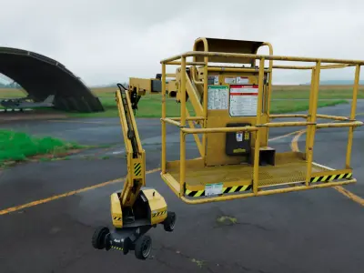 Articulating Boom Lift Low-poly 3D model