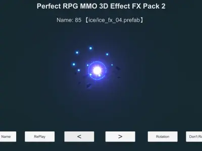 Perfect RPG MMO 3D Effect VFX Pack 2 Low-poly 3D model