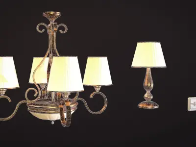 Lighting Pack low-poly Game-Ready Low-poly 3D model