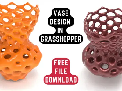 Vase Design in Grasshopper Definition Download Free 3D model