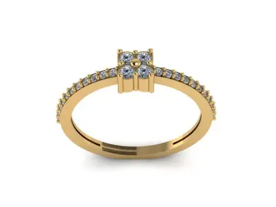light gram ring-39 3D print model