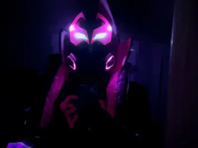 3d Files- Miles Prowler Mask and Collar 3D model