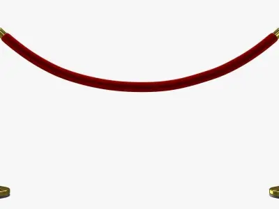 Velvet Rope 3D model