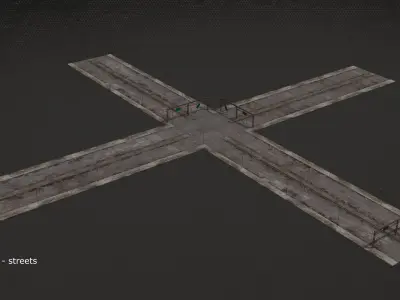  Dystopia Kit by 3DmKits Ruined City 