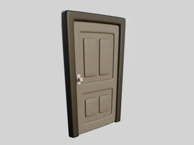 Cartoon Door 7b 3D model
