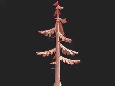 tree01 pine tree 3D model