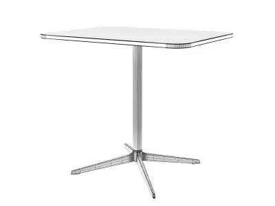 Square Table with Rounded Corners 3D model