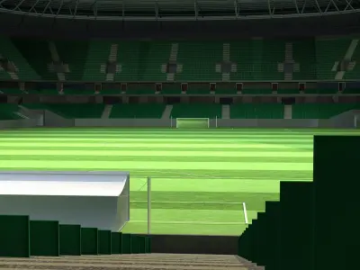 Education City Stadium 3D model