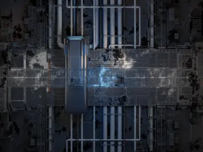 Military base model 3D model