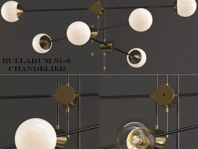 Bullarum Si 6 Chandelier 3D model
