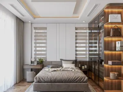  Bedroom Interior Model  3D model