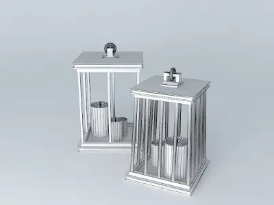 Candlestick / Candelabra Cage Free 3D model