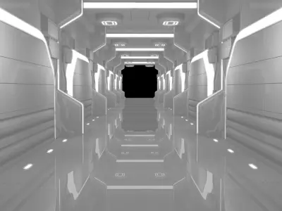 Sci Fi Corridor 3D model