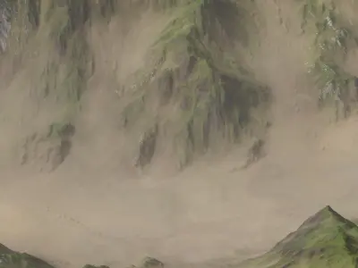 Mountains Terrain 3D model