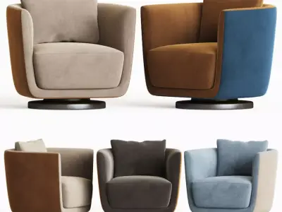 julie armchair fendi casa 3D model