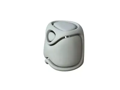 SciFi Cube Object No 68243 Low Poly Shape Low-poly 3D model