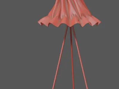Ballerina lampshade by Rakumba 3D model