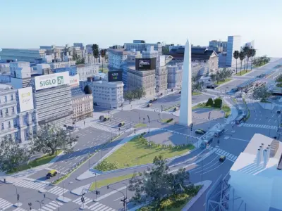 Buenos Aires City day and night 3D model